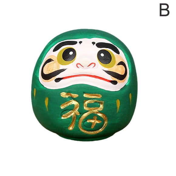 Japanese Traditional Style Daruma Doll, Statue Ornament Creative Collectib 4R6T M4E4