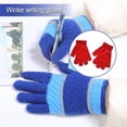thumbnail image 4 of 1 Pair Kids Gloves Exquisite Keeping-warm Children Gloves Practical Style Winter Simple Clothes Accessory with Solid Color for Winter Wear Red, 4 of 6