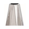 thumbnail image 6 of CosmoLiving by Cosmopolitan 13", 11", 6"H Geometric Faceted Silver Ceramic Vase, Set of 3, 6 of 13