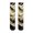 Black Marble Pattern, variant on Green and Gold Marble Pattern Women's Crew Socks, Mid-calf Polyester Running Athletic Socks with Reinforced Heel & Toe, Breathable Durable Gifts Ideas for Women Ladies