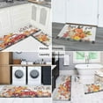 thumbnail image 6 of Fall Kitchen Mats for Floor Set of 2,Hello Fall Floor Mat Pumpkin Kitchen Mat Anti-Slip Rubber, Autumn Thanksgiving Day Comfort Standing Decorative Rugs and Mat 17'' X 47'' + 17”x30“, 6 of 7