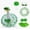 C, variant on White goose clothes set 23-inch big white goose holiday decoration set, summer theme, swimming ring, sunglasses,8 colors