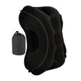 thumbnail image 3 of Almohada de viaje inflable Strade Fareast Limited Cojín multifuncional Negro con bolso, 3 of 8