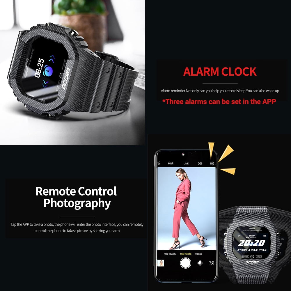 LOKMAT Smart Watch Multifunction Sport Watch IP68 Waterproof