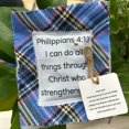 thumbnail image 5 of Vacemry Under $5 Embroidered Prayer Quilt, Handmade Fabric Square with Wooden Cross, Inspirational Gift for Friends Family, Comforting Keepsake for Special Occasions, 5 of 6
