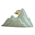 thumbnail image 2 of Estatua de cerámica de rocalla moderna, accesorios de decoración para el hogar, armario, mesa, estantería Sol, 2 of 9