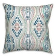 thumbnail image 2 of Creative Products Blue Purple Folk Pattern 20x20 Indoor / Outdoor Pillow, 2 of 3