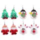 thumbnail image 1 of 4 Pairs Of Led Earrings Christmas Earring Decor Cartoon Earrings Light Up Earring Earrings For Girl Xmas Lady, 1 of 2