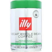 Illycaffe Coffee, Whole Bean, Medium Roast, Decaf, 8.8 Oz (Pack Of 6)