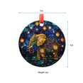 thumbnail image 5 of Boho Whimsical Elephant and Floating Lanterns Ornament Suncatcher Window Hanging, Gothic Christmas Ornaments for Fiction Lovers, Dinosaur Room Decor for Nursery New Home, 2025,, 5 of 5