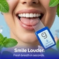 thumbnail image 3 of Grin Strips Breath Strips, Super Minty, Instant Fresh Breath, Dissolves Instantly on Your Tongue, Sugar-free and Calorie-free, No Artificial Colors, 72 Breath Strips (3-24 Packs), Pocket-Sized Pack, 3 of 9