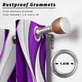 thumbnail image 2 of Outdoor Curtains for Patio Waterproof, Purple White Moire Outdoor Privacy Panels Grommet, Modern Abstract Art Blackout Outside Curtains for Porch/Cabana/Pergola/Gazebo 54"x84", 2 Panels, 2 of 8