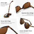 thumbnail image 4 of Gafas de Sol SUNGAIT Clásicas Vintage Redondas Polarizadas UV400, 4 of 6