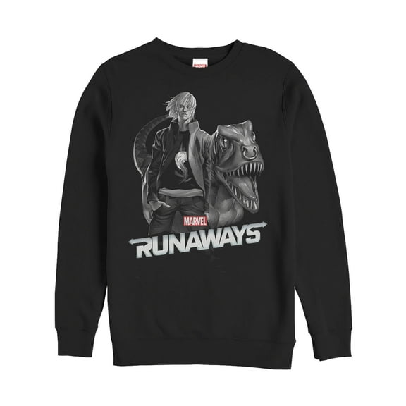 Men's Marvel Runaways Chase & Old Lace Sweatshirt Black Small