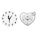 thumbnail image 1 of Reloj de pared,Reloj de pared con bailarina,reloj decorativo colgante.,Reloj de pared,Reloj de pared acrílico para oficina en casa,sin tictac,Relojes de pared colgantes Reloj de tiempo, 1 of 8