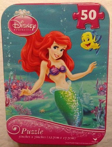 Round Puzzle Little Mermaid New 350 Piece Jigsaw Puzzle