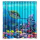 thumbnail image 1 of ABPHQTO Cortina de ducha con pintura de tortugas marinas Cortina de ducha impermeable 160x180 cm, 1 of 2