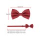 thumbnail image 4 of CORBATA DE LAZO PREHECHA INSPIRE CHIC PARA HOMBRES CON PUNTOS DE POLKA, CORBATAS PARA BODAS Y FIESTAS, ROJA, TALLA ÚNICA, 4 of 5