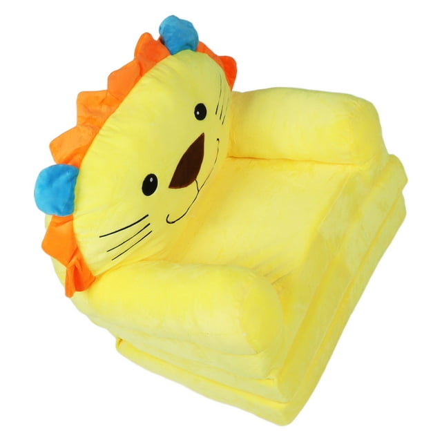 Mini Canapé, Sofa pour Enfants Dessin Animé Doux Respirant avec Grand Poignée pour Se Détendre