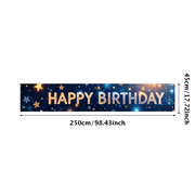 LUUFILx Panda Birthday Backdrop Banner for Kids Party Supplies Happy Birthday Decorations with Balloons and Flowers Party Decor Background Props