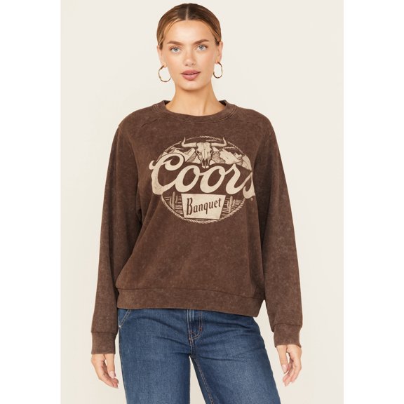 Coors Women's Steer Head Crewneck Sweatshirt - 47-221-337 Medium US