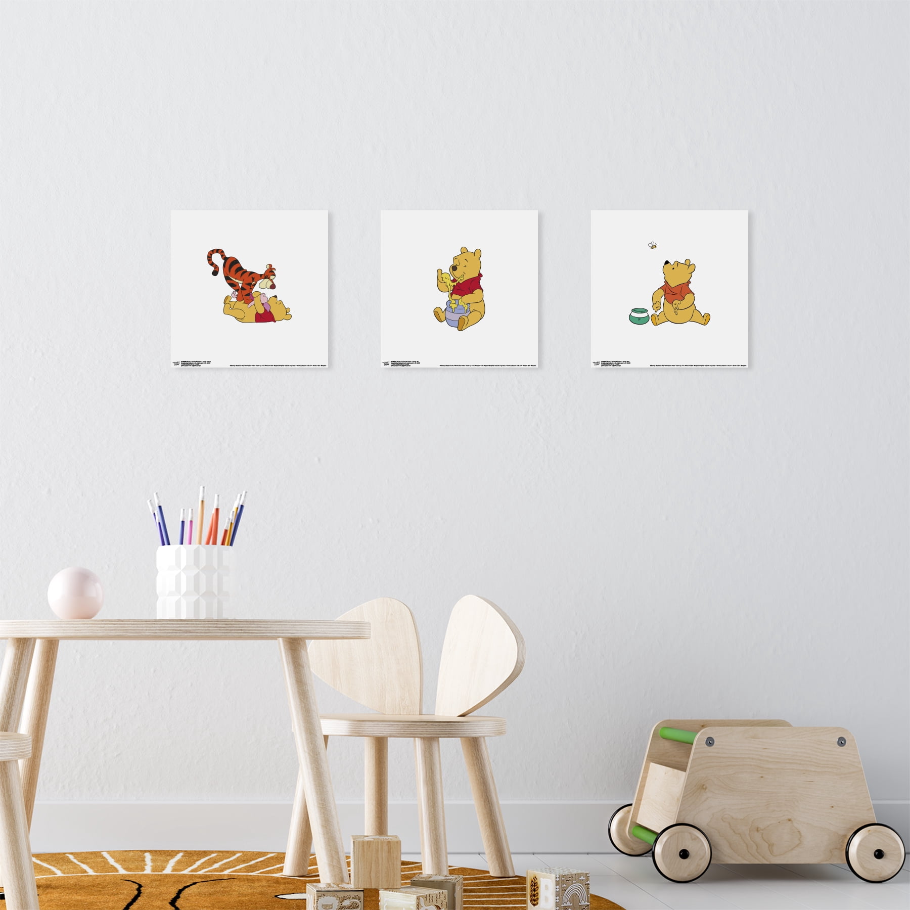 Gallery Pops Disney Winnie The Pooh - Classic Pooh Wall Art Bundle (3-Pack)