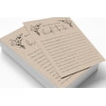 thumbnail image 3 of Inkdotpot 50-PackRustic Kraft PaperWho Know The Bride Best How Well Do You Know The Bride Bridal Shower Bachelorette PartyGameActivityCards, 3 of 7