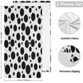 thumbnail image 2 of Dreamtimes Black Polka Dots Hand Towels, Soft & Absorbent Bathroom Guest Towels Kitchen Towels Fingertip Towel for Beach Gym Spa 14x28 Inch (2PACK), 2 of 7