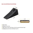 thumbnail image 6 of 5 Pack Bobcat Style Skid Steer & Mini Excavator Bucket Teeth with 6737325 Flex Pins - 5-1/2" x 1-11/16" Black Steel Excavator Teeth for Excavation, and Demolition, 6 of 9
