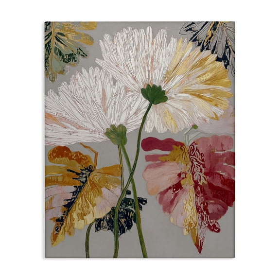 Playful Assumptions Flowers Canvas Wall Art, design by Annabelle Hall