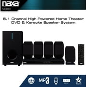 Naxa Electronics ND-864 5.1” Channel High-Powered Home Theater DVD & Karaoke Speaker System
