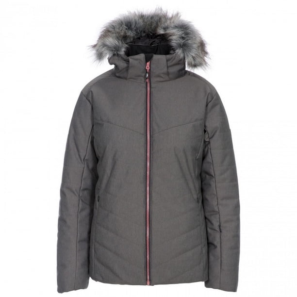 Trespass - Chaqueta de Esquí Wisdom para Mujer (Gris Oscuro) Trespass UTTP4842_darkgrey