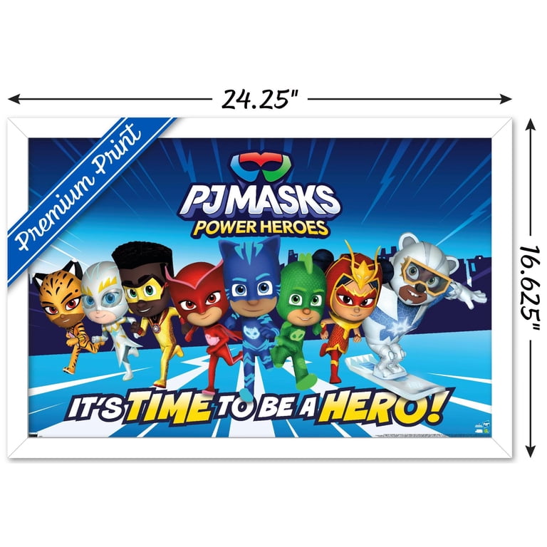 PJ Masks - Power Heroes Group Wall Poster, 14.725