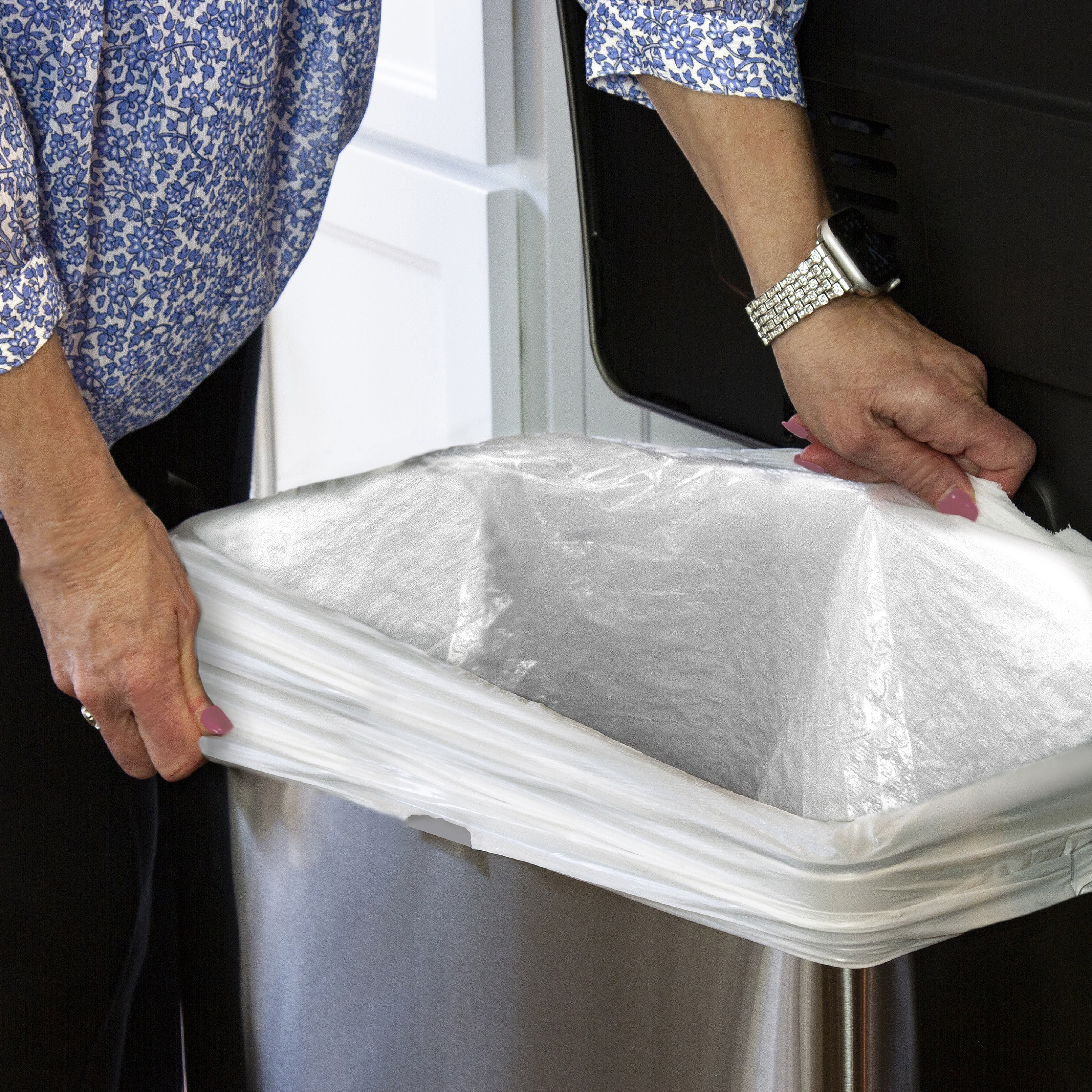 2-Pack) 13 Gallon Tall Kitchen Drawstring Trash Bags , 40 Count – Sawaa's