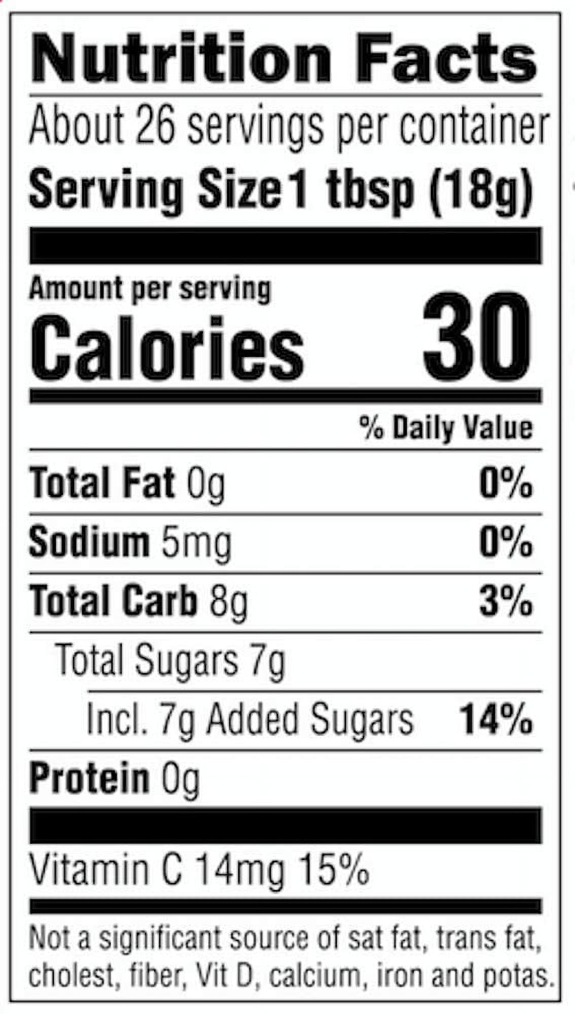 Crofters Peach Organic Premium Spread, 16.5 Oz Pack of 6