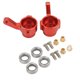 thumbnail image 4 of 2 uds RC nudillos de dirección universales de aluminio para WPL B14 1/16 RC piezas de actualización de coche rojo, 4 of 8