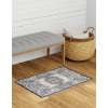 thumbnail image 2 of Unique Loom Eco Traditional Collection Area Rug - Salvage (5' 3" x 8' Rectangle Ivory/Black), 2 of 8