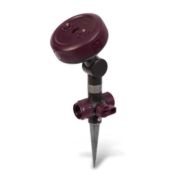 Aspersor Gilmour con punto ajustable con base de púas, patrón múltiple