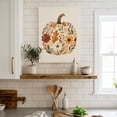 thumbnail image 6 of Fall Pumpkin Shape Canvas Wall Art for Living Room Bedroom Bathroom, Harvest Autumn Leaves Sunflowers Rustic Country Canvas Art Wall Decor, Artwork for Walls Home Office Decor, 18"x24", 6 of 9