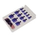 thumbnail image 4 of 24 Piezas Puntas de uñas Yinane Completas del pie Natural Falso Arte de uñas Falso Decoración de Pedicura Morado, 4 of 8