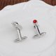 thumbnail image 5 of Guardurnaity 3 pares de elegantes gemelos franceses para hombre, ideales para amantes del vino tinto. Gemelos con forma de botella de vino tinto. Accesorios de disfraces, 5 of 6