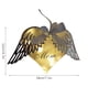 thumbnail image 3 of Colgante de corazón de ángel conmemorativo con letra grabada - Recuerdo acrílico para seres queridos fallecidos | Regalo navideño para el duelo y la sanación, 3 of 4