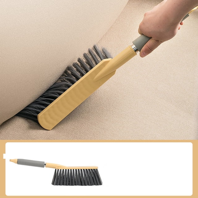 Xihbxyly Cepillo de Cerdas Suaves para Sábanas, Herramienta de Limpieza Duradera para Muebles, Escritorios, Sofás y Coches, Elimina Suavemente Residuos y Pelos, con Orificio para Colgar, Tamaño 42 X