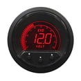 thumbnail image 4 of MOTOR METER RACING EVO Series 52mm 2-1/16 Pouces Jauge de Volt Numérique 8-18 Volt Bleu Rouge Blanc Vert LED Rétroéclairé Fonction d'Avertissement de Rappel, 4 of 4