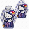 thumbnail image 2 of Chandail à Capuchon Surdimensionné pour Femmes à Imprimé Cartoon Hello Kitty, Chandail de Mode, Chandail Décontracté à Imprimé, Style Coréen, Chandail d'Hiver à Capuchon, Hauts Y2K HOEMLIN, 2 of 6