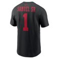 thumbnail image 3 of Men's Nike Deebo Samuel Sr Black San Francisco 49ers Player Name & Number T-Shirt, 3 of 3
