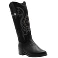 thumbnail image 1 of Bota Vaquera Para Niña Wildcat® Caña Alta Color Negro negro 20, 1 of 8