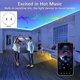 thumbnail image 2 of Barra de luz LED Bluetooth Smd 5050 Rgb Barra de luz compatible con Party 15m Us Plug Hy, 2 of 5