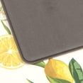 thumbnail image 4 of Lemon Kitchen Rugs Set 2 Pieces Anti Fatigue Waterproof Stain Resistant Floor Rug Runner Non Slip Wipe Clean Cushioned Floor Mat, 17"x27.5"+17"x47",White, 4 of 6
