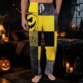 thumbnail image 2 of QWKLEAJ Halloween Pajama Pants Men Skull Print Lounge Sleepwear Casual Pocket Trousers Comfy Holiday Nightwear Novelty Graphic Bottom, 2 of 6